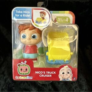 SEALED NEW CoComelon NICO'S TRUCK Figure & Cruiser Vehicle